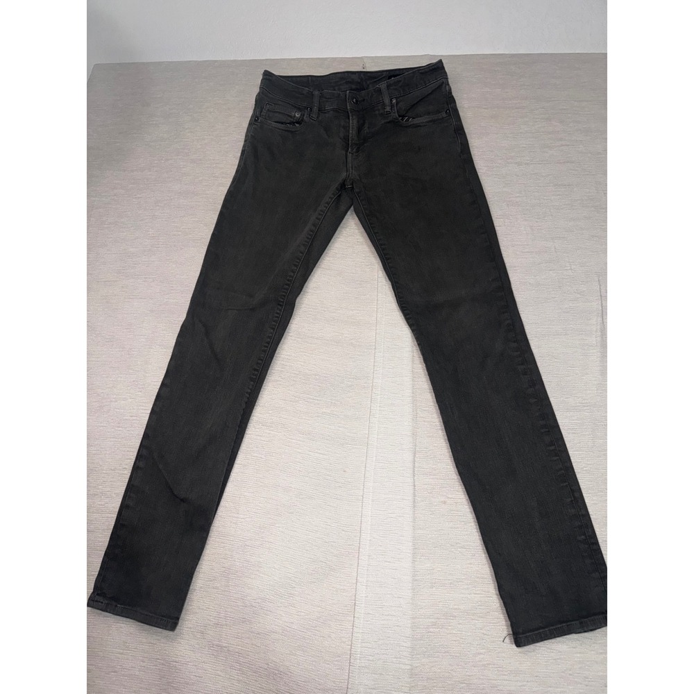 Bonobos Mens Slim Fit Jeans Charcoal Gray Denim 5 Pocket Pants Size 30x31